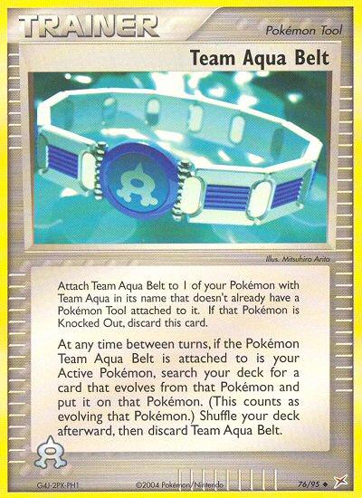 Team Aqua Belt (76/95) [EX: Team Magma vs Team Aqua] - The Mythic Store | 24h Order Processing