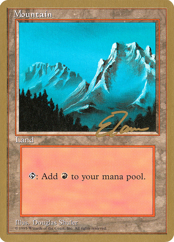 Mountain (et374) (Eric Tam) [Pro Tour Collector Set] - The Mythic Store | 24h Order Processing