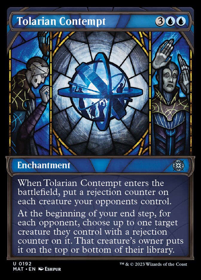 Tolarian Contempt (Showcase Halo Foil) [March of the Machine: The Aftermath] - The Mythic Store | 24h Order Processing