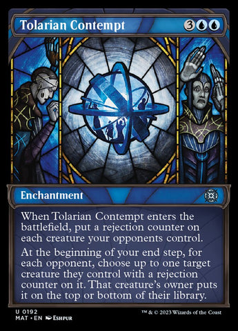 Tolarian Contempt (Showcase Halo Foil) [March of the Machine: The Aftermath] - The Mythic Store | 24h Order Processing
