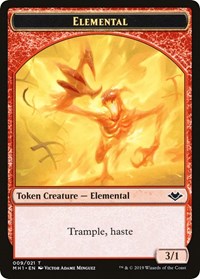 Elemental (009) // Spirit Double-Sided Token [Modern Horizons Tokens] - The Mythic Store | 24h Order Processing