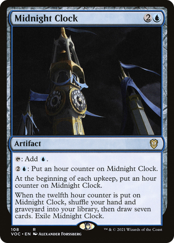 Midnight Clock [Innistrad: Crimson Vow Commander] - The Mythic Store | 24h Order Processing