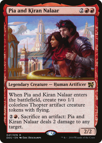 Pia and Kiran Nalaar [Duel Decks: Elves vs. Inventors] - The Mythic Store | 24h Order Processing