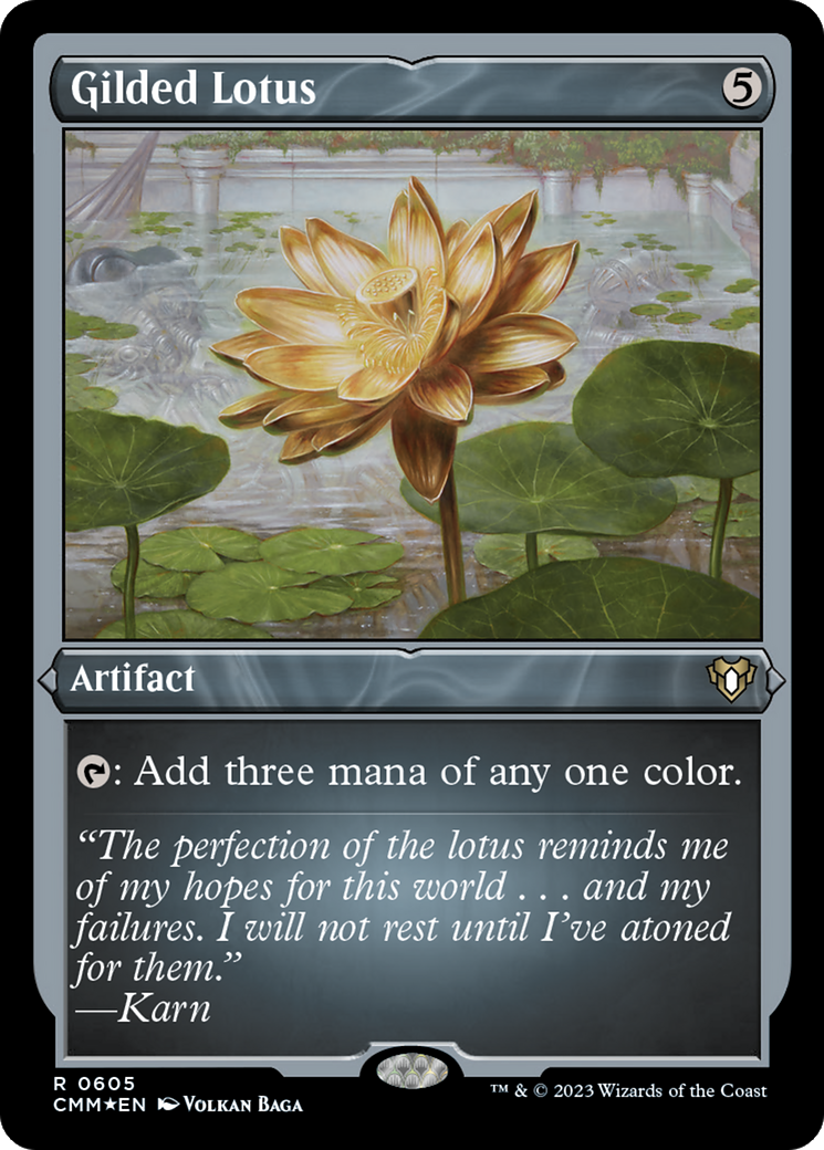 Gilded Lotus (Foil Etched) [Commander Masters] - The Mythic Store | 24h Order Processing