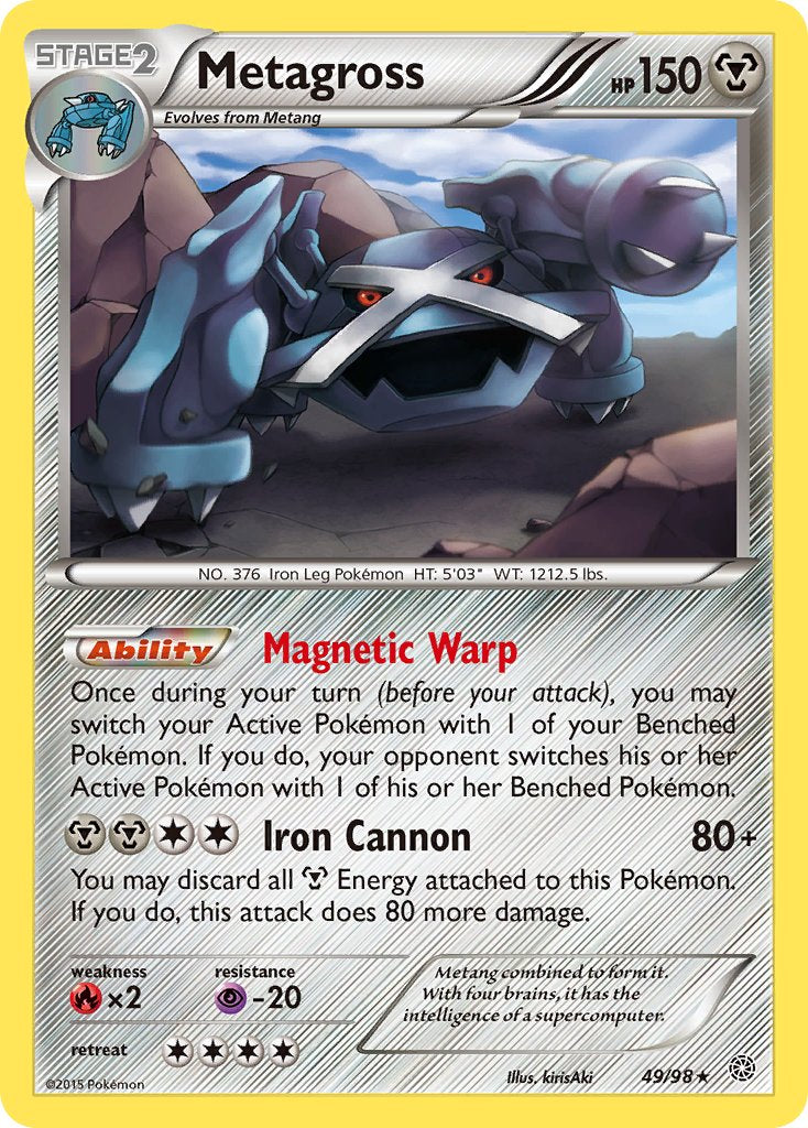 Metagross (49/98) (Theme Deck Exclusive) [XY: Ancient Origins] - The Mythic Store | 24h Order Processing