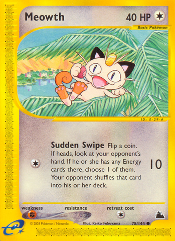 Meowth (78/144) [Skyridge] - The Mythic Store | 24h Order Processing