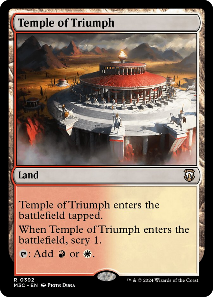 Temple of Triumph [Modern Horizons 3 Commander] - The Mythic Store | 24h Order Processing