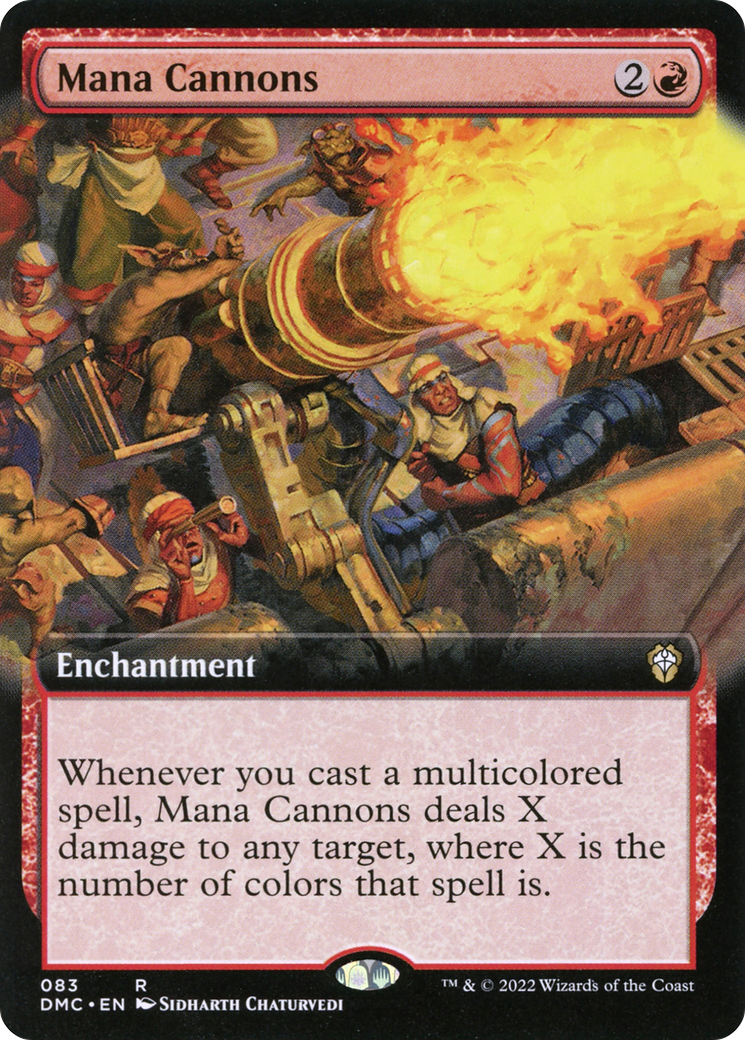 Mana Cannons (Extended Art) [Dominaria United Commander] - The Mythic Store | 24h Order Processing