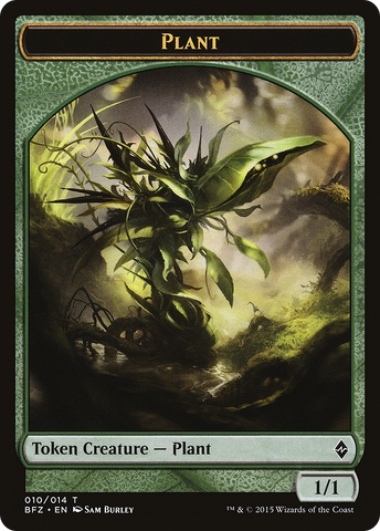 Plant Token [Battle for Zendikar Tokens] - The Mythic Store | 24h Order Processing