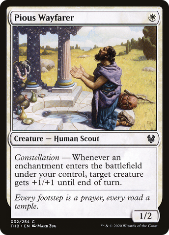 Pious Wayfarer [Theros Beyond Death] - The Mythic Store | 24h Order Processing