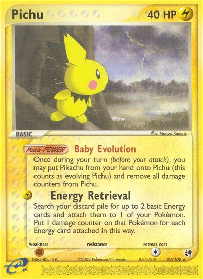 Pichu (20/100) [EX: Sandstorm] - The Mythic Store | 24h Order Processing