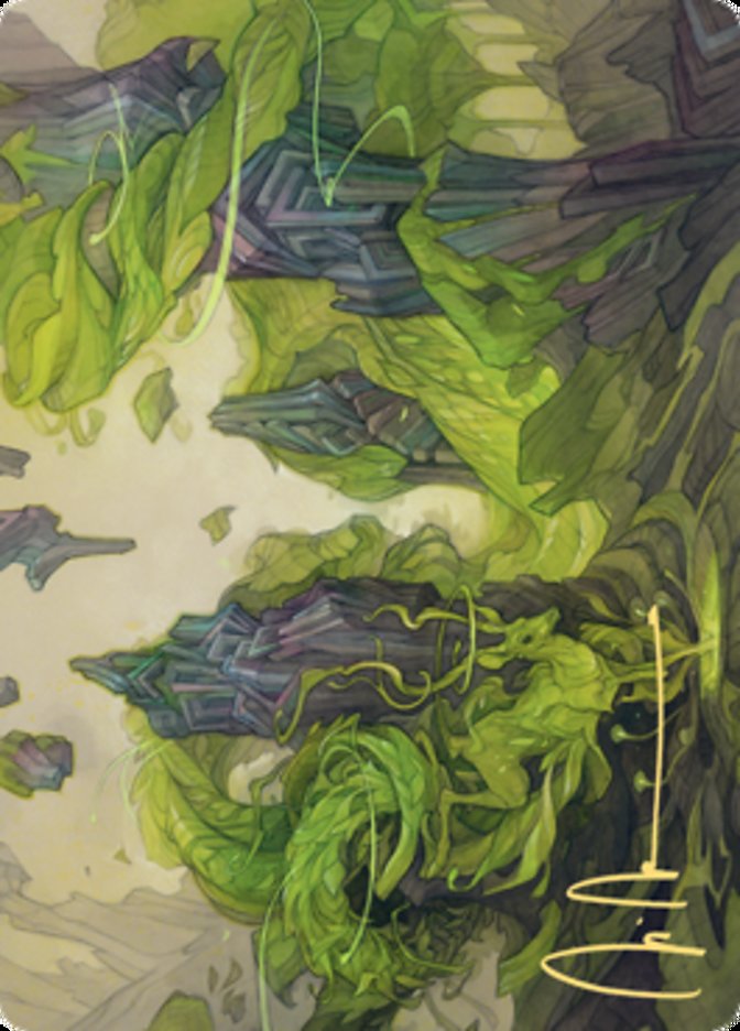 Reclaim the Wastes Art Card (Gold-Stamped Signature) [Zendikar Rising Art Series] - The Mythic Store | 24h Order Processing