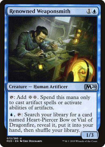 Renowned Weaponsmith [Core Set 2020] - The Mythic Store | 24h Order Processing