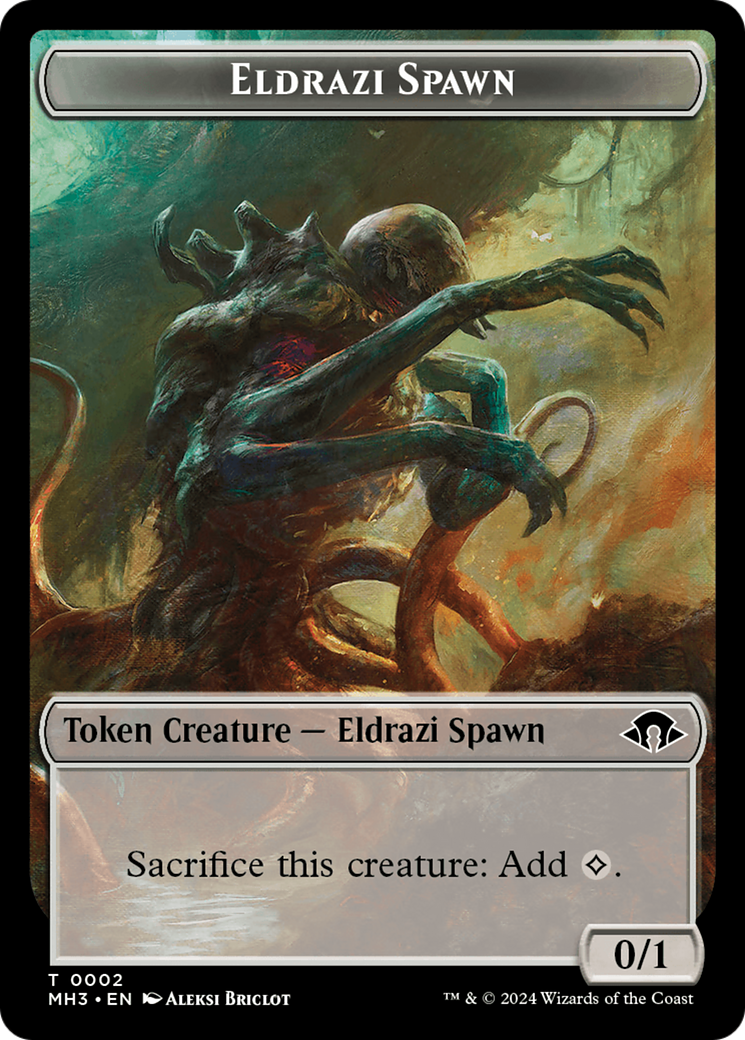 Eldrazi Spawn // Fish Double-Sided Token [Modern Horizons 3 Tokens] - The Mythic Store | 24h Order Processing