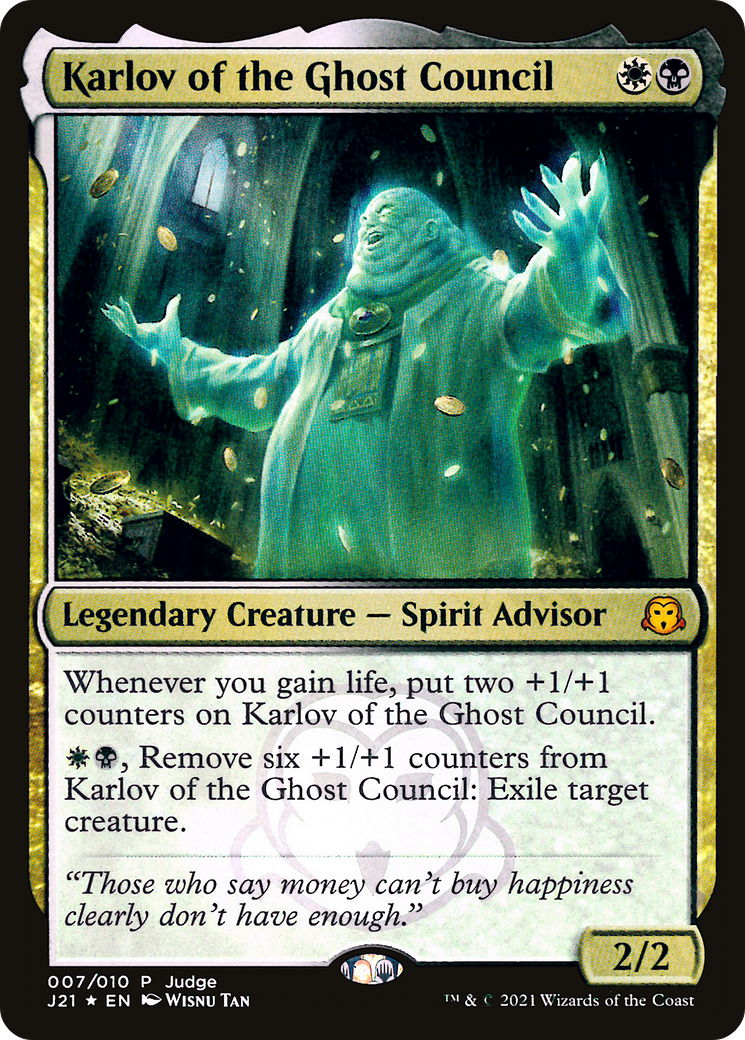 Karlov of the Ghost Council [Judge Gift Cards 2021] - The Mythic Store | 24h Order Processing