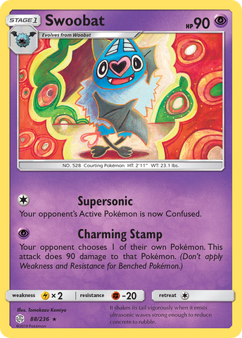 Swoobat (88/236) [Sun & Moon: Cosmic Eclipse] - The Mythic Store | 24h Order Processing