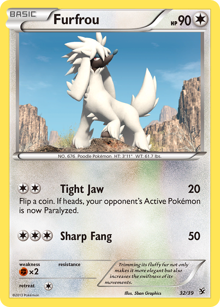 Furfrou (32/39) [XY: Kalos Starter Set] - The Mythic Store | 24h Order Processing