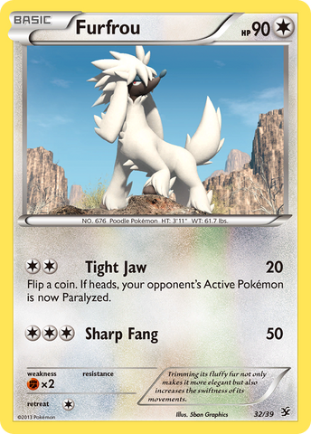 Furfrou (32/39) [XY: Kalos Starter Set] - The Mythic Store | 24h Order Processing