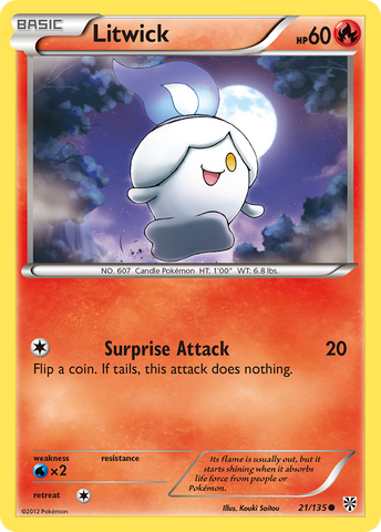 Litwick (21/135) [Black & White: Plasma Storm] - The Mythic Store | 24h Order Processing