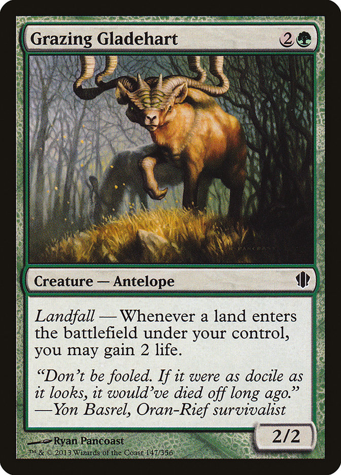 Grazing Gladehart [Commander 2013] - The Mythic Store | 24h Order Processing