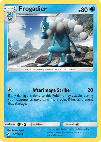Frogadier (52/214) [Sun & Moon: Unbroken Bonds] - The Mythic Store | 24h Order Processing