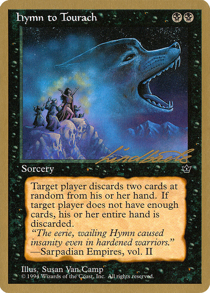 Hymn to Tourach (Wolf) (Leon Lindback) [Pro Tour Collector Set] - The Mythic Store | 24h Order Processing