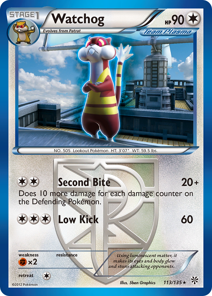 Watchog (113/135) [Black & White: Plasma Storm] - The Mythic Store | 24h Order Processing