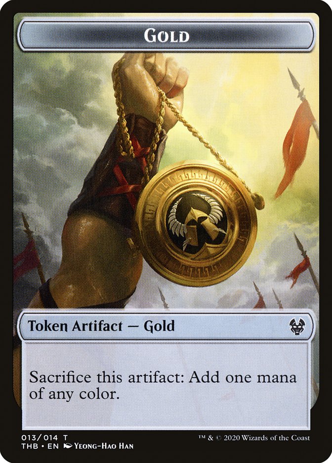 Gold Token [Theros Beyond Death Tokens] - The Mythic Store | 24h Order Processing