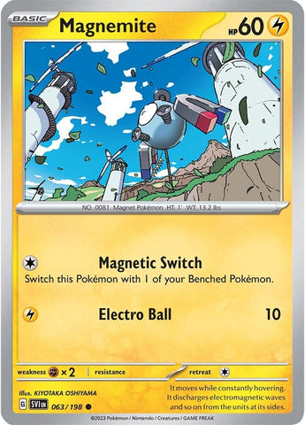 Magnemite (063/198) [Scarlet & Violet: Base Set] - The Mythic Store | 24h Order Processing