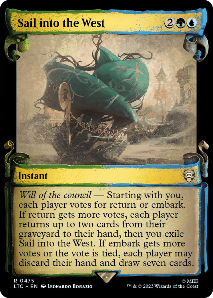 Sail into the West [The Lord of the Rings: Tales of Middle-Earth Commander Showcase Scrolls] - The Mythic Store | 24h Order Processing
