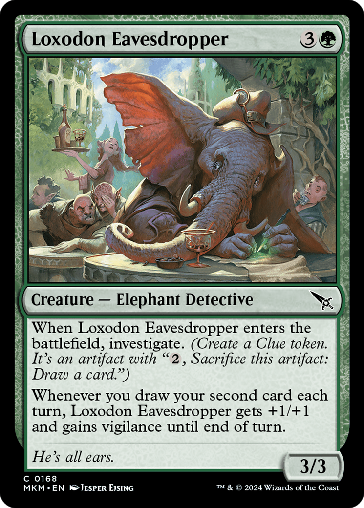 Loxodon Eavesdropper [Murders at Karlov Manor] - The Mythic Store | 24h Order Processing