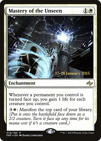 Mastery of the Unseen [Fate Reforged Prerelease Promos] - The Mythic Store | 24h Order Processing