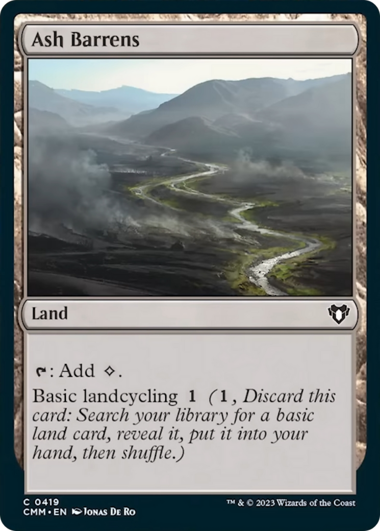 Ash Barrens [Commander Masters] - The Mythic Store | 24h Order Processing