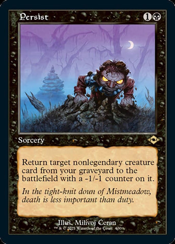 Persist (Retro Foil Etched) [Modern Horizons 2] - The Mythic Store | 24h Order Processing