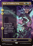 Roar of Endless Song (Borderless) [Tarkir: Dragonstorm] - The Mythic Store | 24h Order Processing