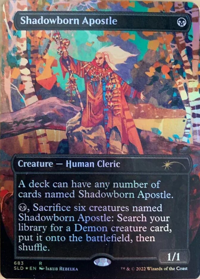 Shadowborn Apostle (Borderless) (683) [Secret Lair Drop Promos] - The Mythic Store | 24h Order Processing