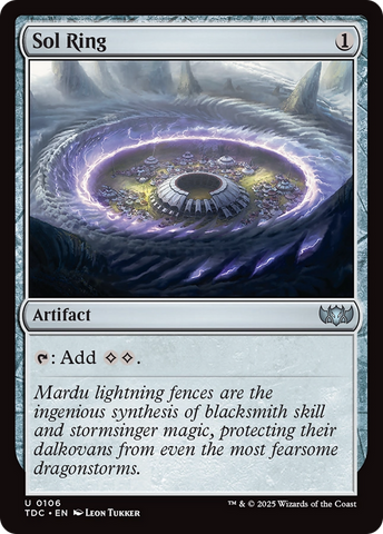 Sol Ring [Tarkir: Dragonstorm Commander] - The Mythic Store | 24h Order Processing