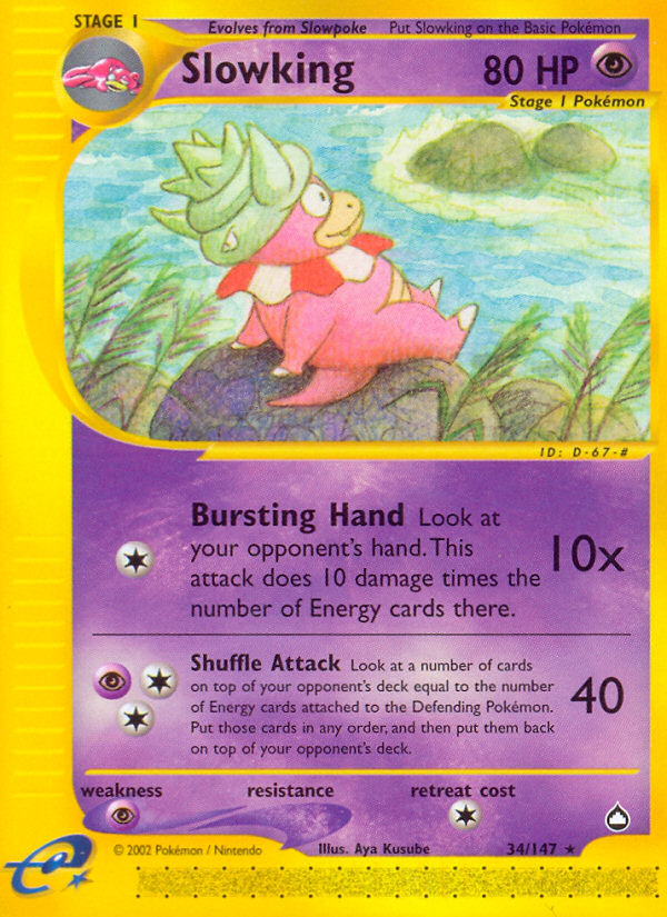 Slowking (34/147) [Aquapolis] - The Mythic Store | 24h Order Processing