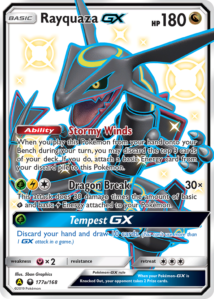 Rayquaza GX (177a/168) [Alternate Art Promos] - The Mythic Store | 24h Order Processing