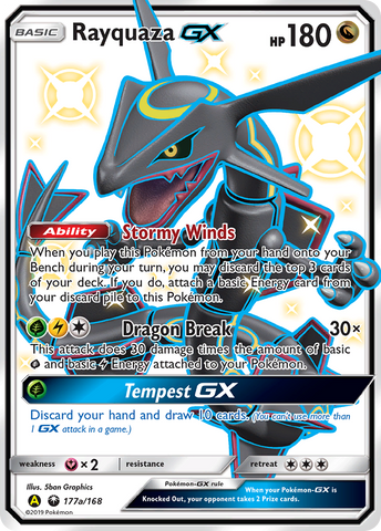 Rayquaza GX (177a/168) [Alternate Art Promos] - The Mythic Store | 24h Order Processing