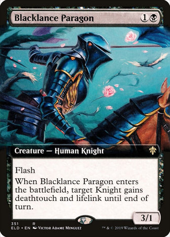 Blacklance Paragon (Extended Art) [Throne of Eldraine] - The Mythic Store | 24h Order Processing