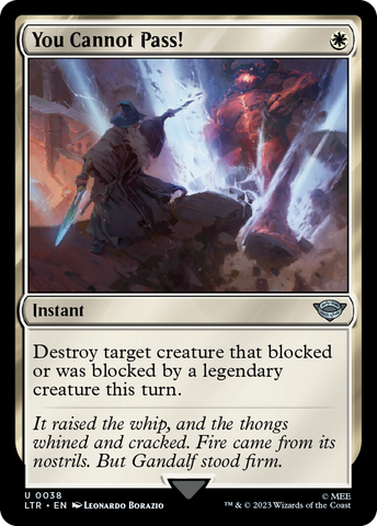 You Cannot Pass! [The Lord of the Rings: Tales of Middle-Earth] - The Mythic Store | 24h Order Processing