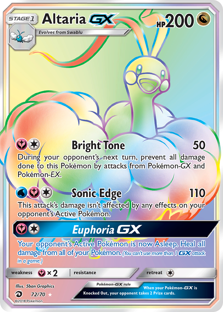 Altaria GX (72/70) [Sun & Moon: Dragon Majesty] - The Mythic Store | 24h Order Processing