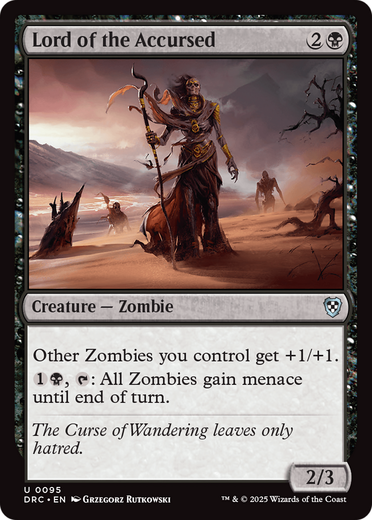 Lord of the Accursed [Aetherdrift Commander] - The Mythic Store | 24h Order Processing
