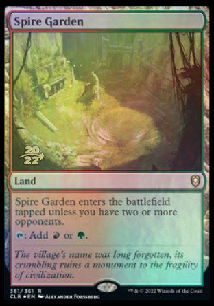 Spire Garden [Commander Legends: Battle for Baldur's Gate Prerelease Promos] - The Mythic Store | 24h Order Processing