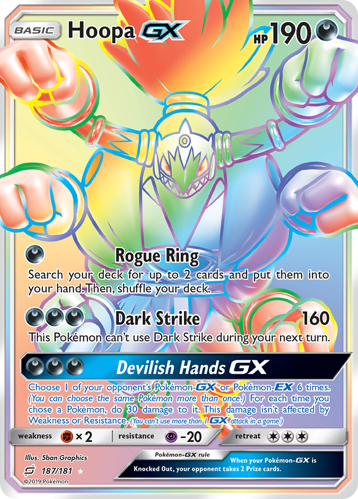 Hoopa GX (187/181) [Sun & Moon: Team Up] - The Mythic Store | 24h Order Processing