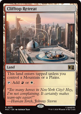 Clifftop Retreat [Marvel Super Heroes Commander] - The Mythic Store | 24h Order Processing