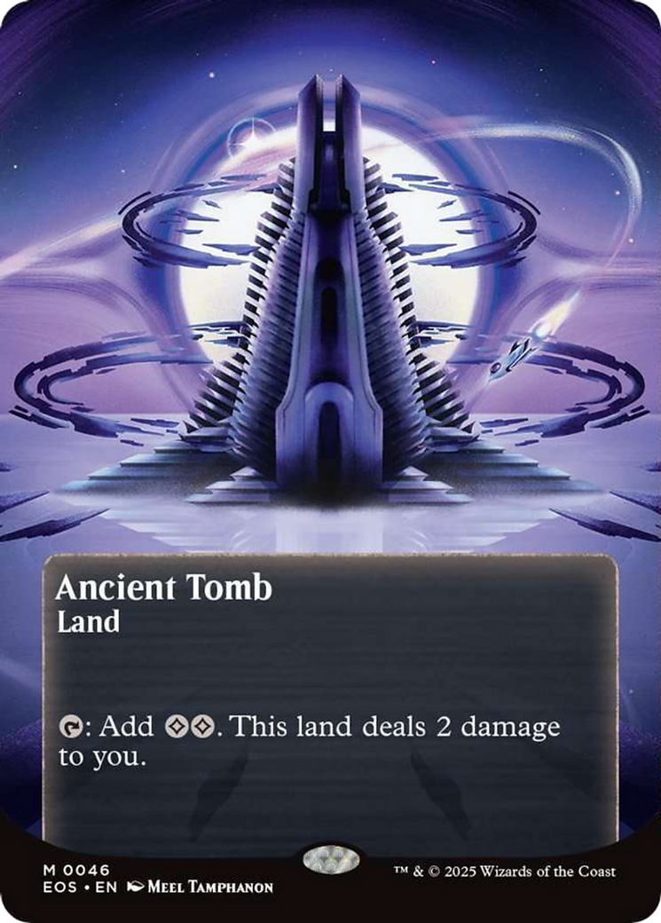 Ancient Tomb (0046) (Borderless) [Edge of Eternities: Stellar Sights] - The Mythic Store | 24h Order Processing