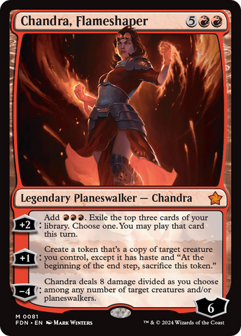 Chandra, Flameshaper [Foundations] - The Mythic Store | 24h Order Processing