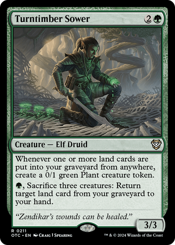 Turntimber Sower [Outlaws of Thunder Junction Commander] - The Mythic Store | 24h Order Processing